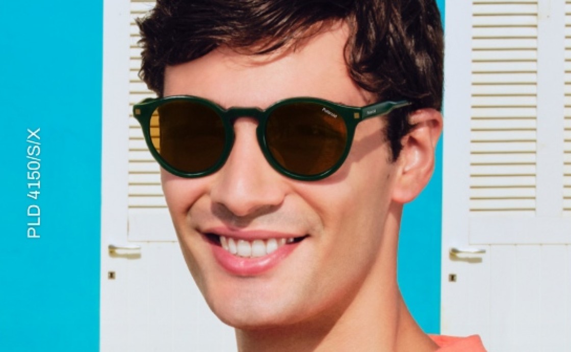 Polaroid: Mann mit Sonnenbrille