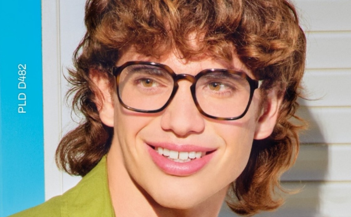 Polaroid: Mann mit Brille
